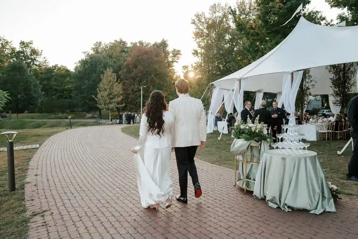 A Waterfront Wedding for Francesca and Kyle
