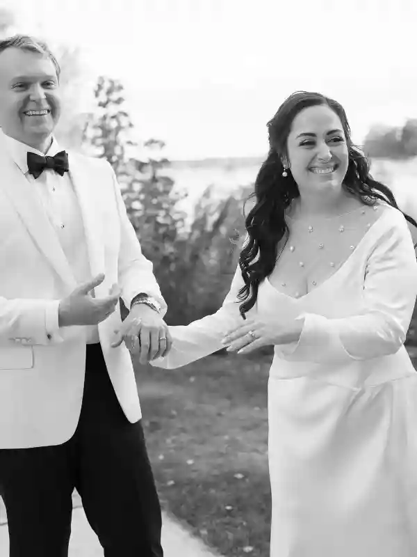 A Waterfront Wedding for Francesca and Kyle